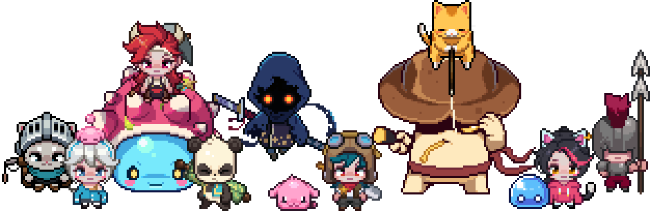 Onchain Heroes community character lineup